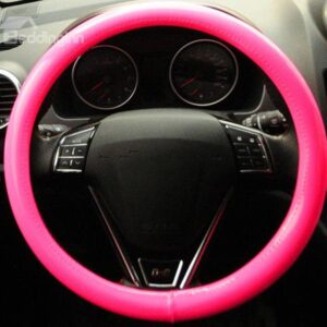 Hot Selling Fancy Bright Pink Steering Wheel Cover