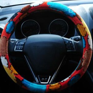 High Quality Fashion Super Soft Colorful Steering Wheel Cover