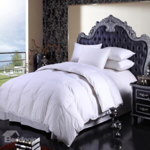 High Quality Fancy Pure White Quilt