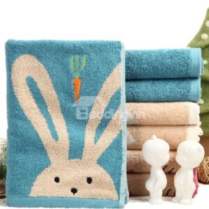 High Quality Splendid Lovely Bunny Print Towel