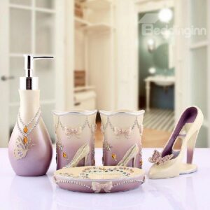High Quality European Style High Heeled Pattern Bathroom Accessories