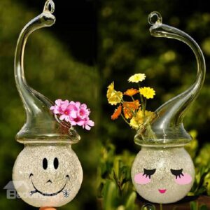 Amazing Creative DIY Snowman Design Glass Flower Vase