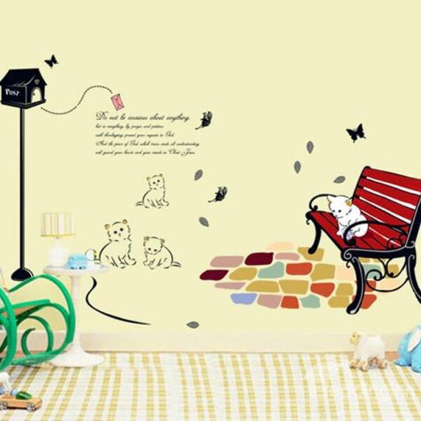 New Arrival Beautiful Cat Design Wall Stickers