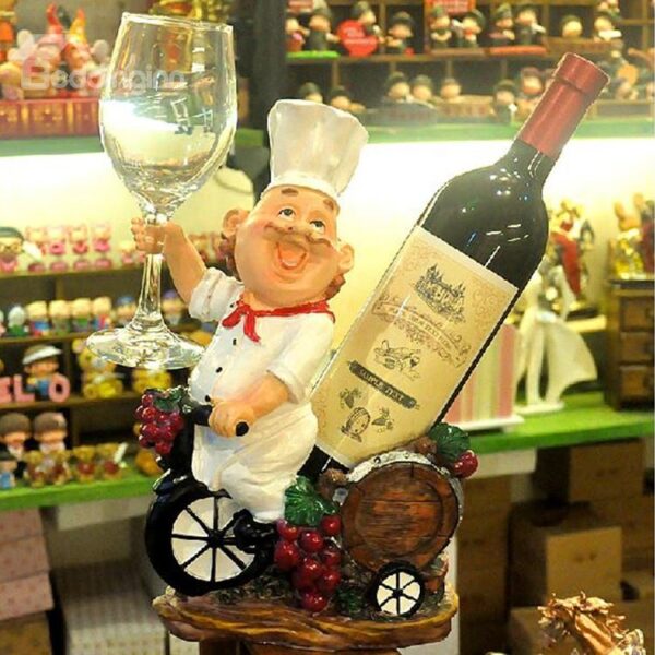 Amazing Creative Chief Design Resin Wine Rack