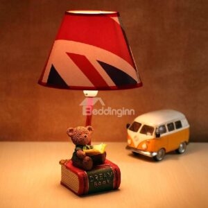 New Arrival Elegant Bear Reading Book Design Table Lamp
