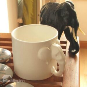 Stunning Creative Elephant Design Porcelain Mug