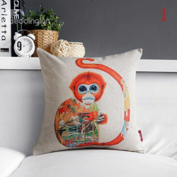 New Arrival Fantastic Colorful Animal Print Pillowcase
