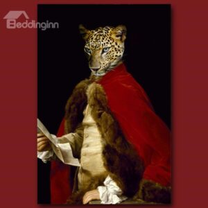 Amazing Leopard Design Pure Cotton Material Wall Art Print