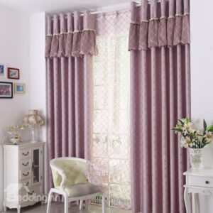 Amazing Luxurious Beautiful Patterns Grommet Top Two-piece Custom Curtains