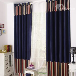 High Quality Luxurious Grommet Top Two-piece Custom Curtains