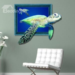 Amazing Creative 3D Sea Turtle Wall Sticker