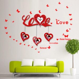 Hot Selling Fashionable Love Design Wall Clock