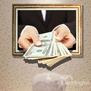 Gorgeous Creative 3D Dollar Design Wall Sticker