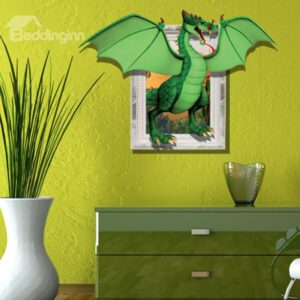 Amazing Creative 3D Herbivorous Dinosaur Wall Sticker