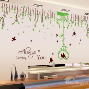 New Arrival Hot Selling Beautiful Birds Wall Stickers