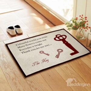 New Arrival Amazing Keys Pattern Non-slip Doormat