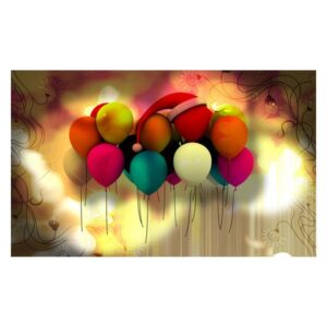 Gorgeous Colorful Balloons Pattern Non-slip Doormat