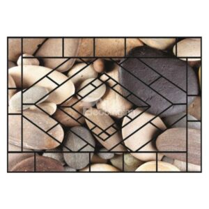 Simple Amazing Cobblestones Pattern Non-slip Doormat
