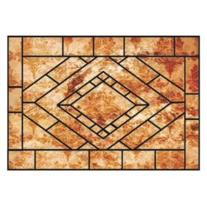 European Style Retro Beautiful Pattern Non-slip Doormat