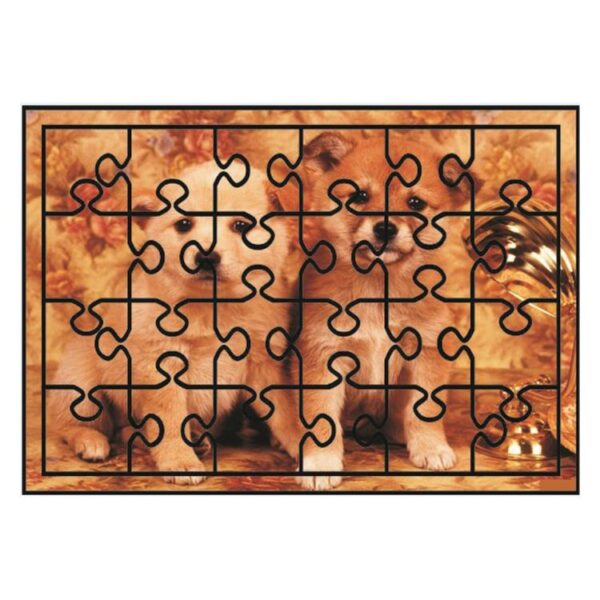 Super Cute Dogs Pattern Non-slip Flocking Doormat