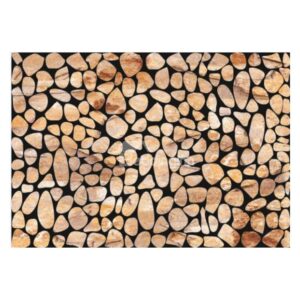 Simple Style Alluring Stones Pattern Non-slip Flocking Doormat