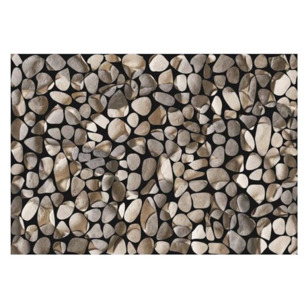 Simple Beautiful Stones Pattern Non-slip Flocking Doormat