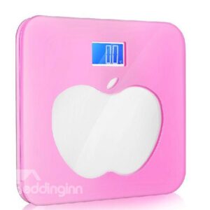 Quality Lovely Apple Pattern High Accuracy Pink Weight Scale