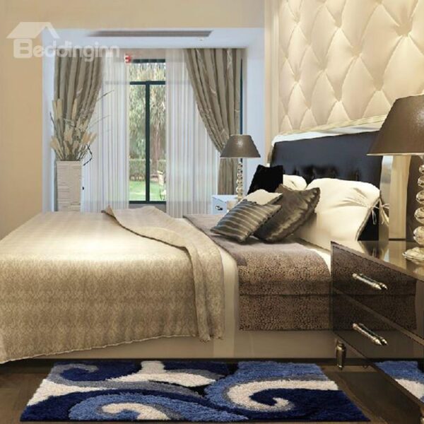 Luxurious Beautiful Patterns Super Soft Water Absorption Non-slip Area Rug