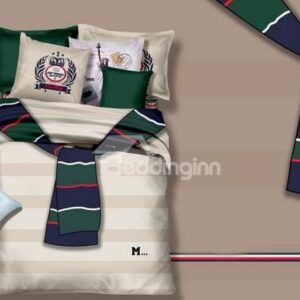 New Arrival Charming 3D College Scenery 4-piece bedding sets