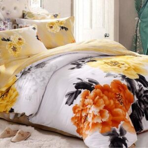 High Quality Wonderful Floral 4-Piece Cotton Bedding Sets