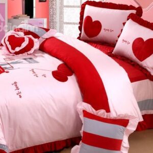 Hot Selling Gorgeous Velvet Thickening Cotton 4-piece Wedding Bedding Sets