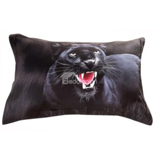 New Popular Panther Print 3D Couple Pillowcases