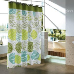 Contracted Design Polyester Waterproof Shower Curtain