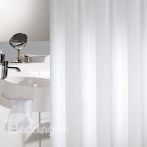 Quality Pure White Waterproof Shower Curtain