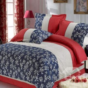 Excellent Concise Split-joint 4 Piece Cotton Bedding Sets