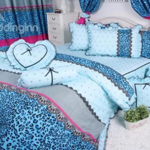 Fabulous Jade Princess Cotton 6 Piece Bedding Sets