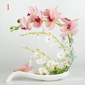 New Arrival Elegant Beautiful Butterfly Orchid Artificial Flowers Sets