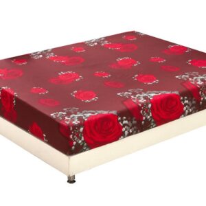 New Arrival Beautiful Red Roses Print 3D Fitted Sheet