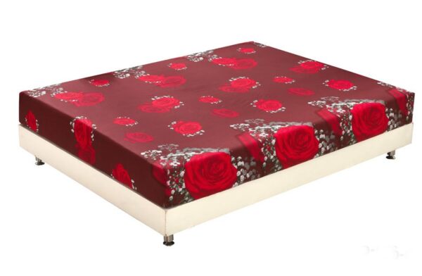 New Arrival Beautiful Red Roses Print 3D Fitted Sheet