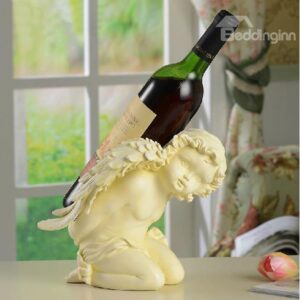 Fancy Creative Lovely Cupid Angel Design Wine Rack
