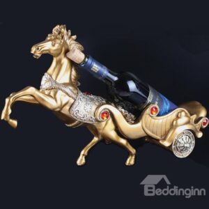 European Style High-end Horse Design Wine Rack