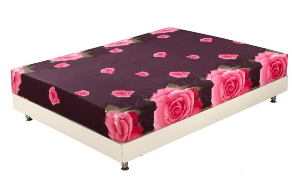 Quality Amazing Flowers 3D Full Cotton Fitted Sheet
