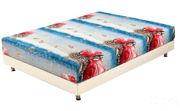 Quality Delicate Roses Leopard Print 3D Duvet Cover