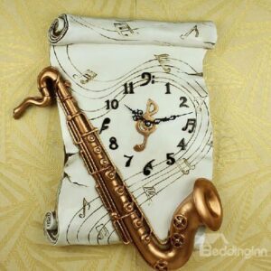 New Arrival Stunning Stylish Saxaphone Design Wall Clock