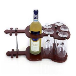 Amazing European Style Creative Violin Design Wine Rack