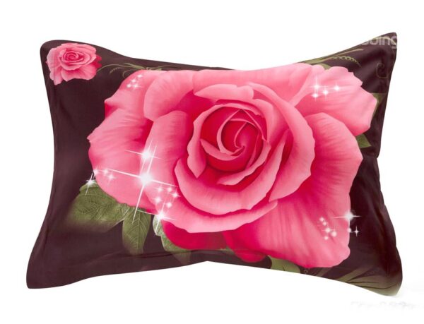 Quality Lifelike Vivid Flowers Print 3D Two-piece Pillowcases