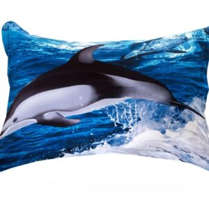 Quality Dolphin Flying over the Sea Print 3D Pillowcases