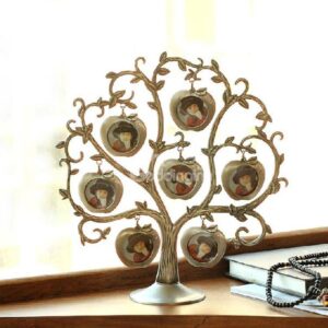 Elegant Creative Seven Apples and Tree Design Frame Ornament
