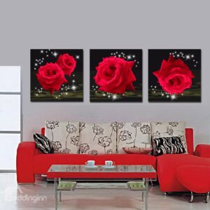 Splendid Shiny Red Roses Film Art Wall Prints