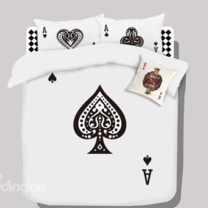 Top Quality Stunning Cartoon Spade A Cotton 4-piece bedding sets